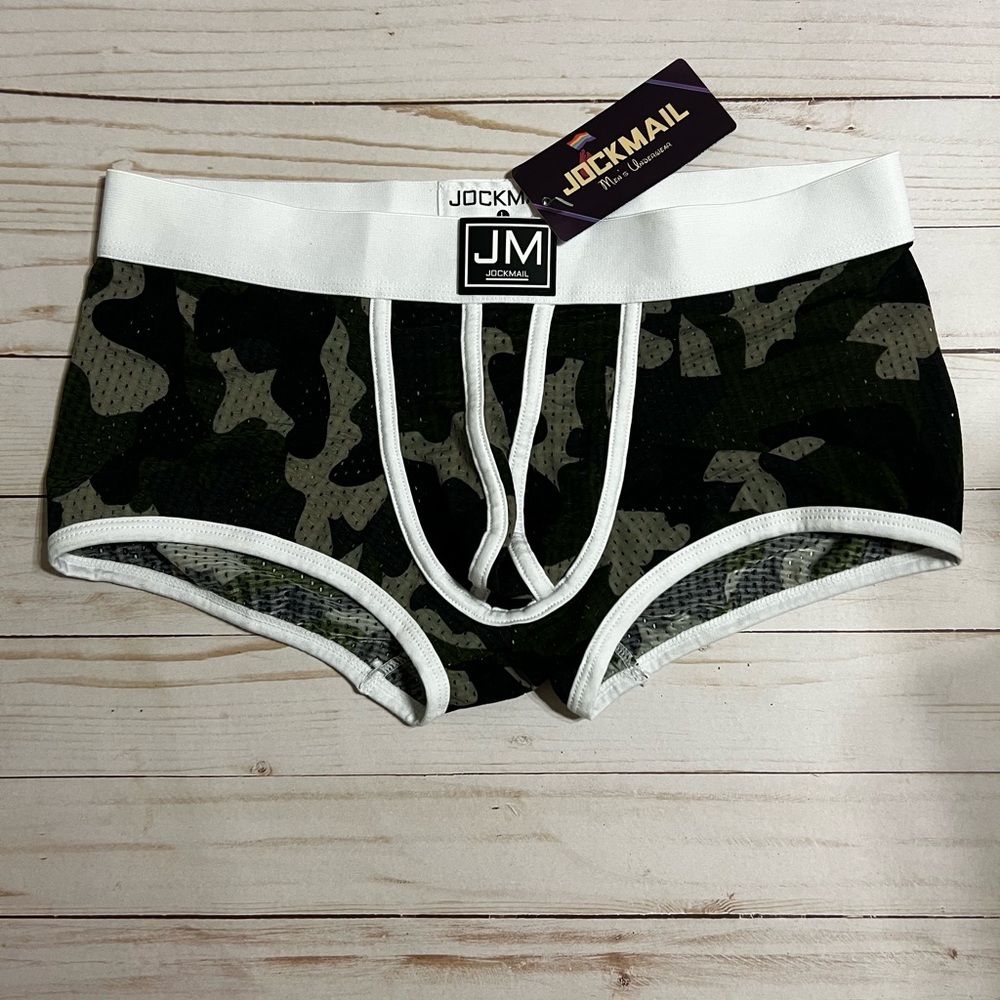 NWT Mens Camo Mesh Boxer briefs